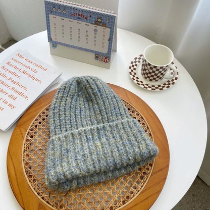Gorro de canalé grueso jaspeado – foto 10