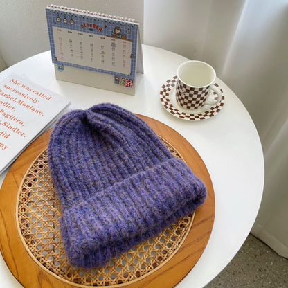 Gorro de canalé grueso jaspeado – foto 5