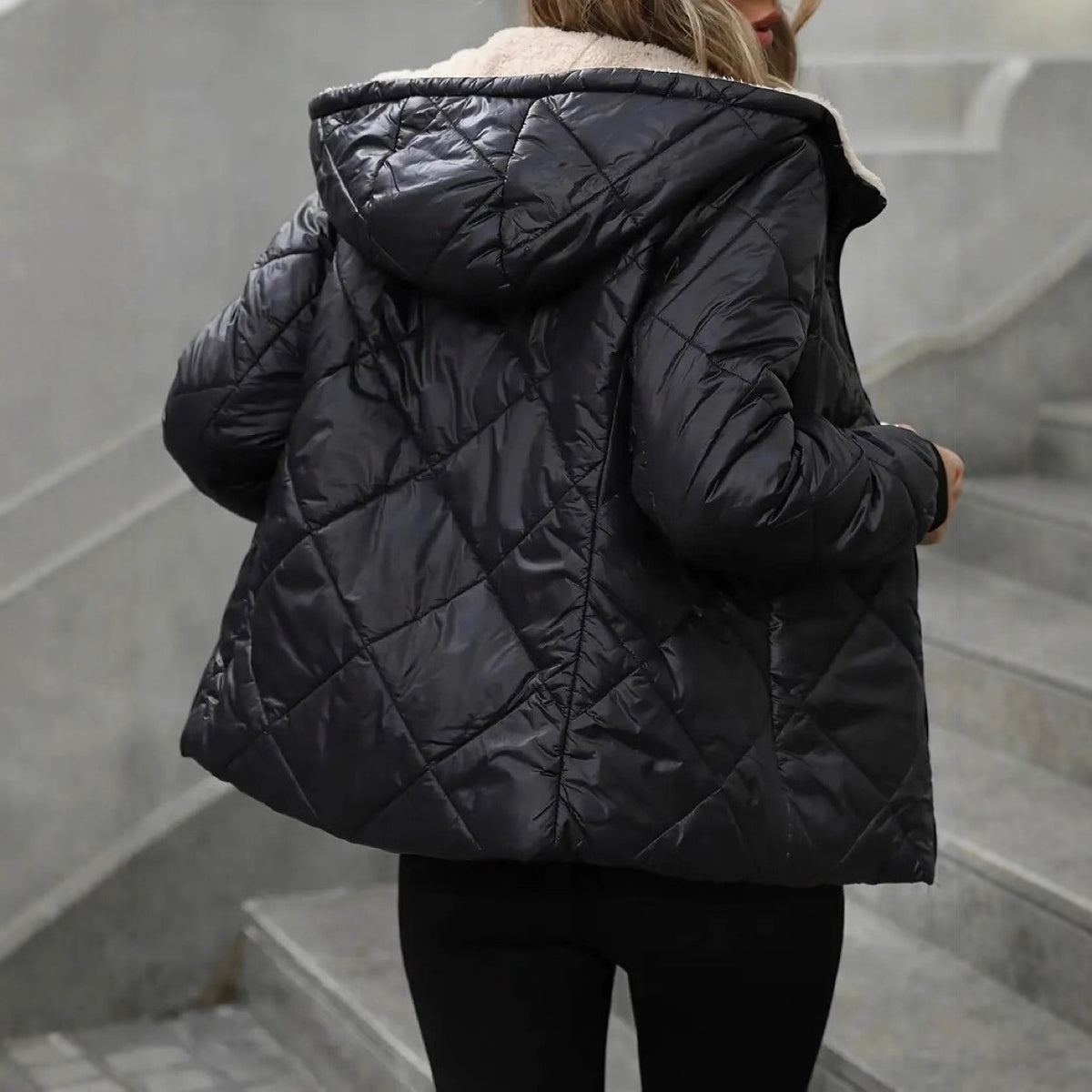 Chaqueta acolchada de rombos – foto 4