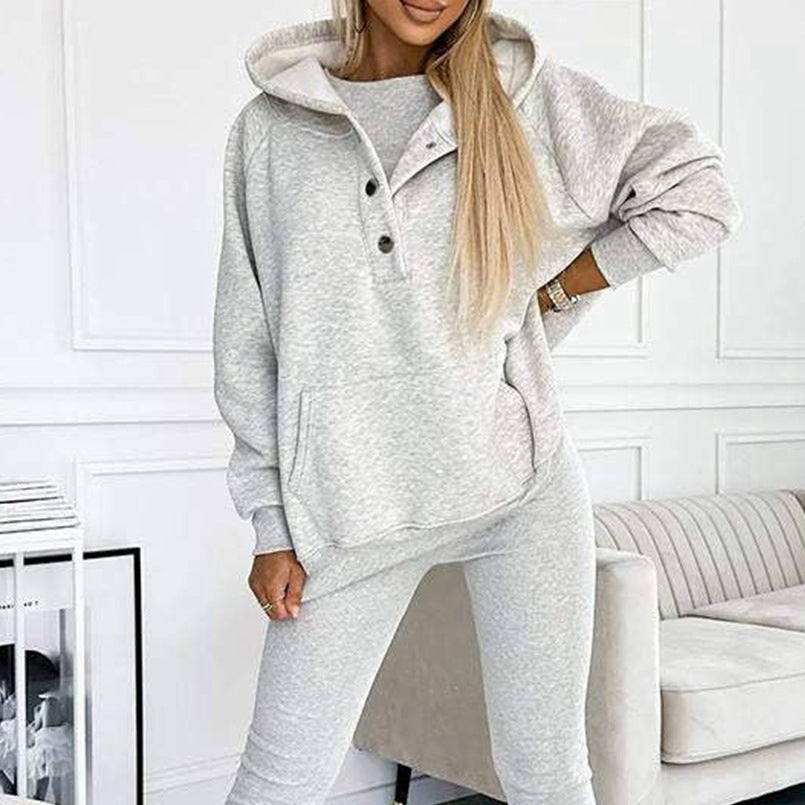 Sudadera con capucha de tejido grueso – foto 10