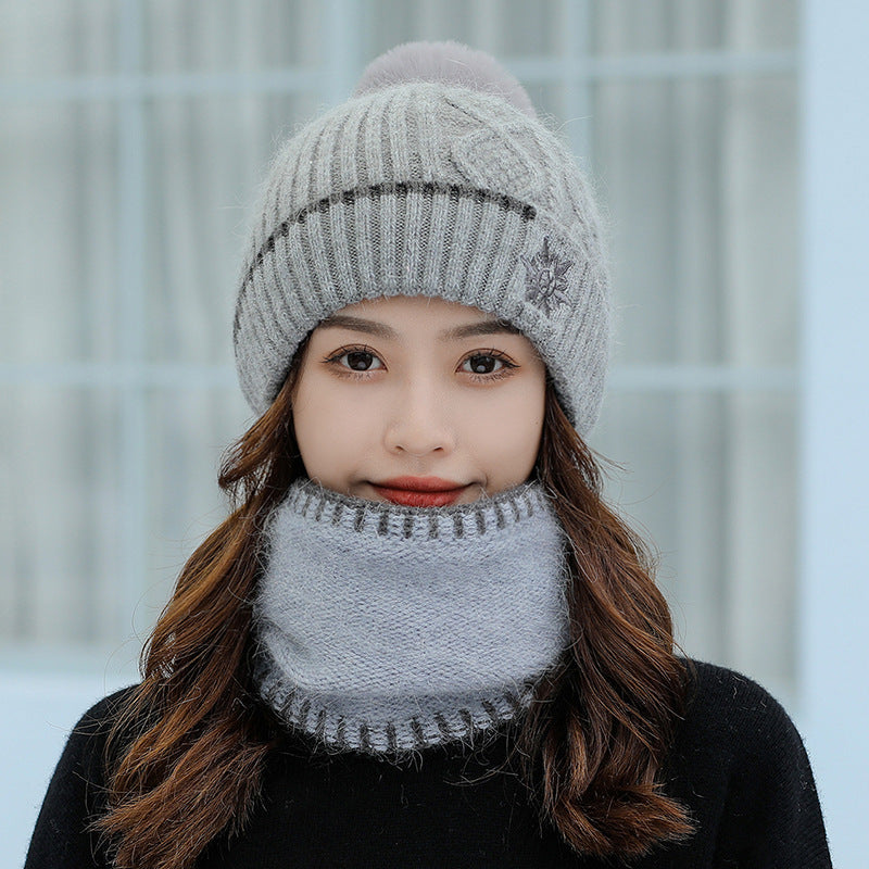 Conjunto de gorro con pompón y braga – foto 3