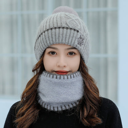 Conjunto de gorro con pompón y braga – foto 3