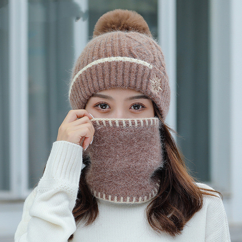 Conjunto de gorro con pompón y braga – foto 6