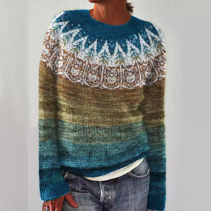 Jersey jacquard nórdico de cuello redondo – foto 15