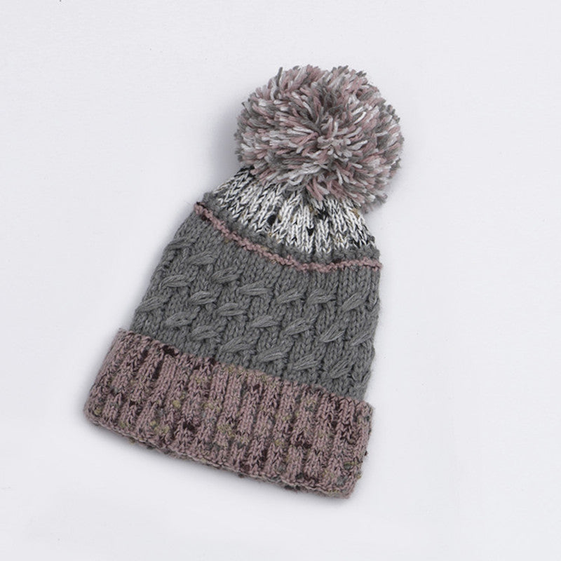 Gorro con pompón en bloques de color – foto 3