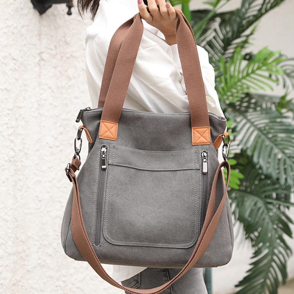 Bolso shopper de lona