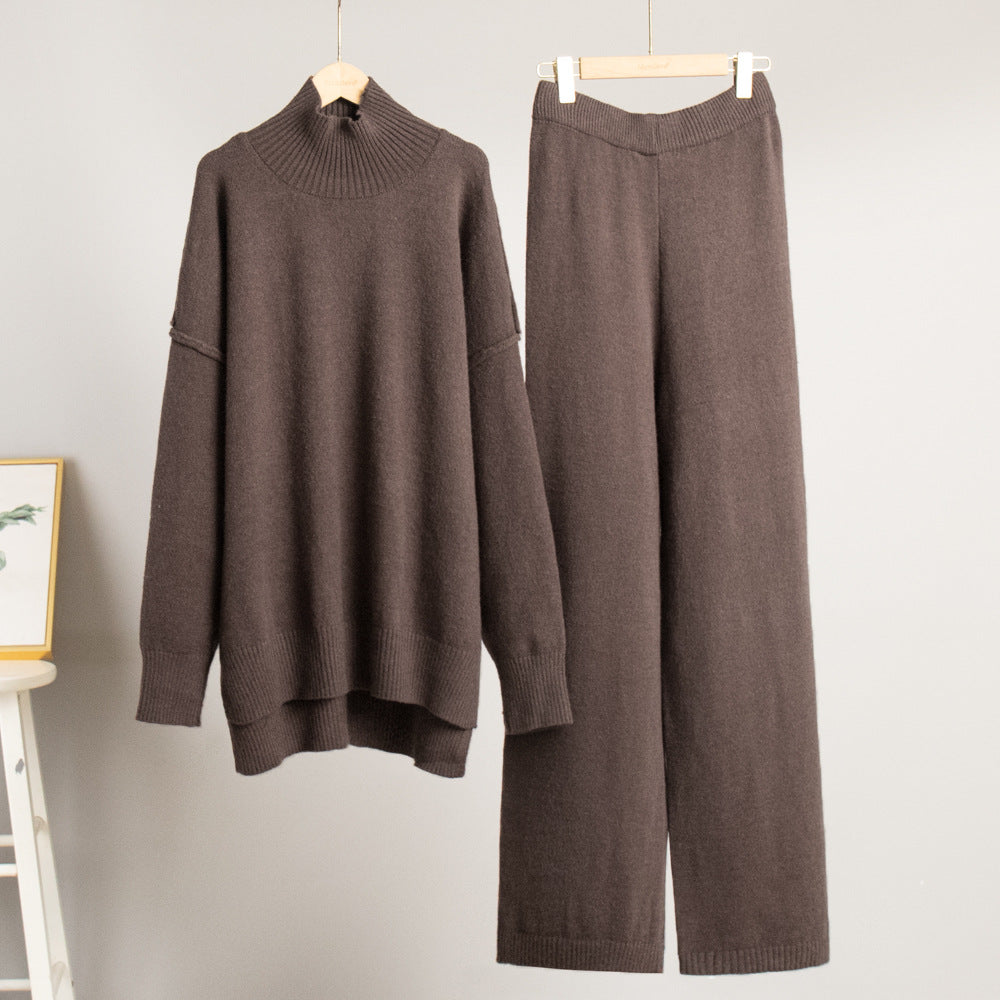 Conjunto de punto grueso jersey y pantalón – foto 7