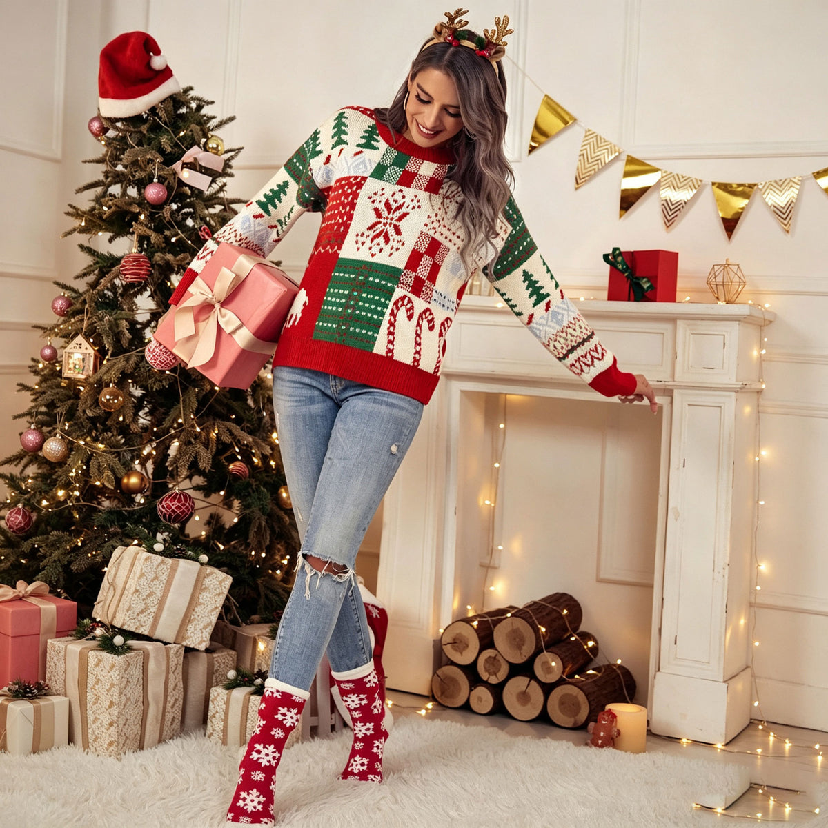 Jersey navideño patchwork – foto 4