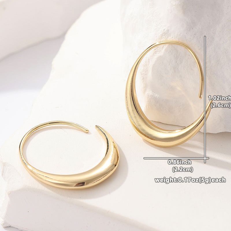 Aros grandes de media luna – foto 2
