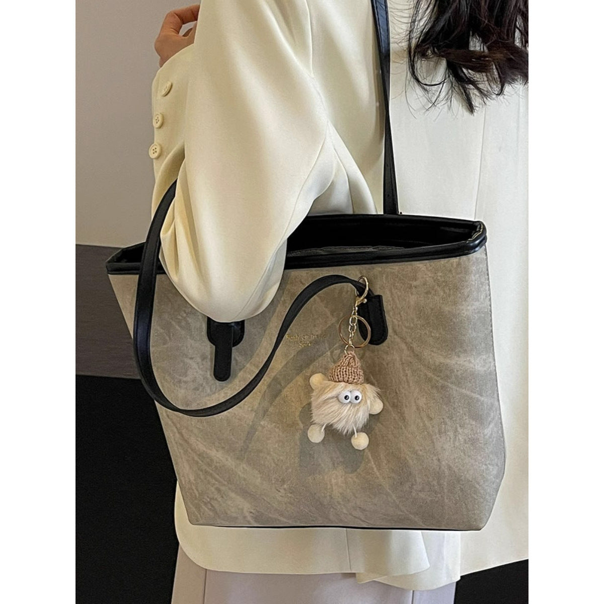 Bolso tote efecto desgastado – foto 3
