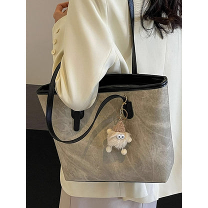 Bolso tote efecto desgastado – foto 3