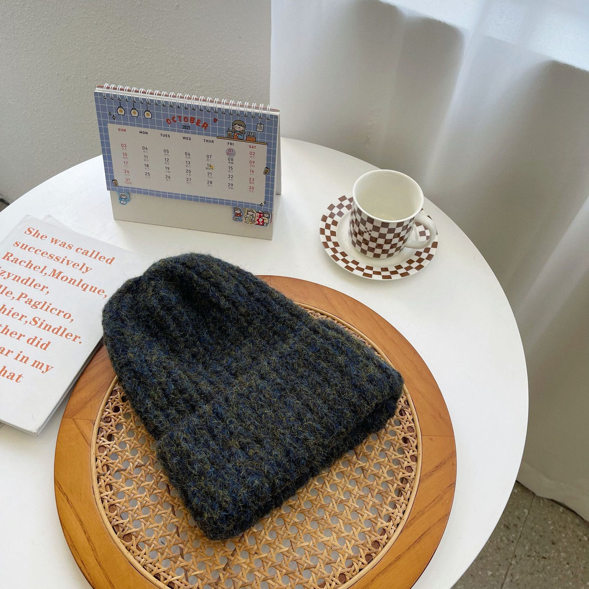 Gorro de canalé grueso jaspeado – foto 7
