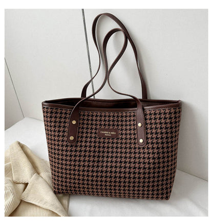 Bolso tote de pata de gallo – foto 12