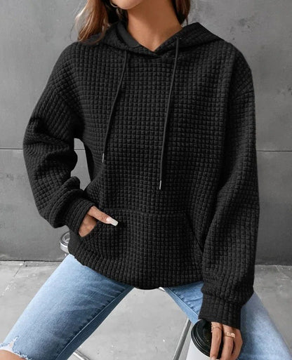 Sudadera de punto con capucha