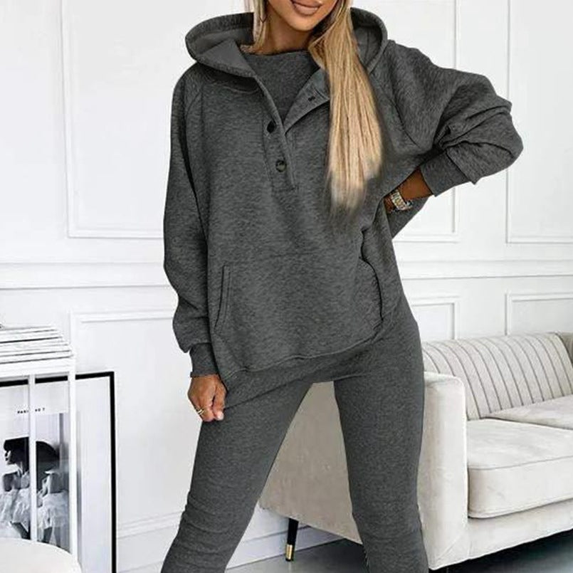 Sudadera con capucha de tejido grueso – foto 8