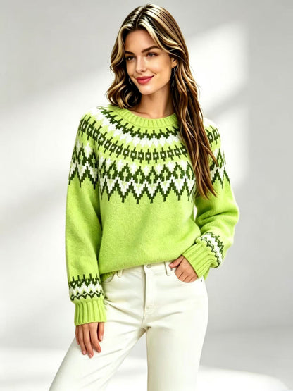 Jersey Fair Isle de cuello redondo – foto 7