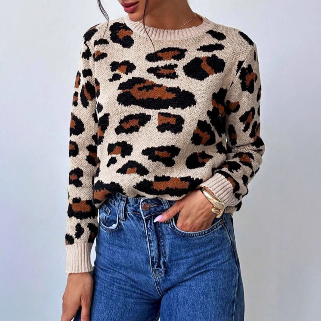 Jersey de punto con leopardo – foto 3